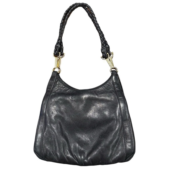 Bernard Nerson Paris Black Soft Leather Women's Bag - Picture 1 of 9
